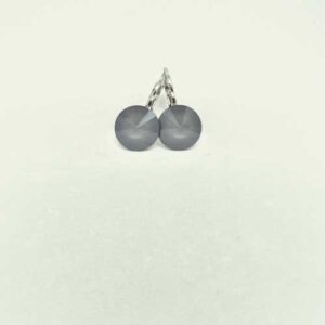 grey earrings